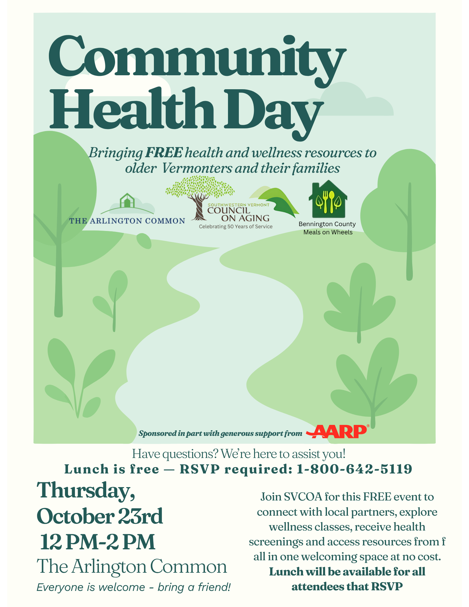 Community Health Day flyer